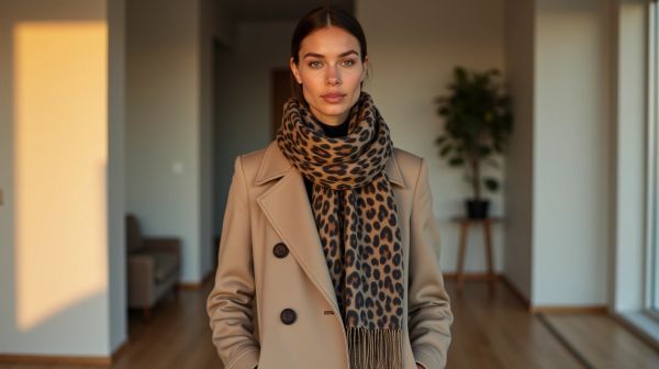 Osez le style avec une écharpe léopard moderne pour cet hiver