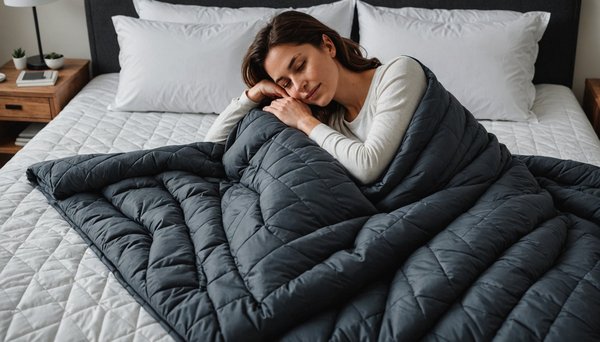 Couverture lestée : le secret d'un sommeil réparateur et apaisant